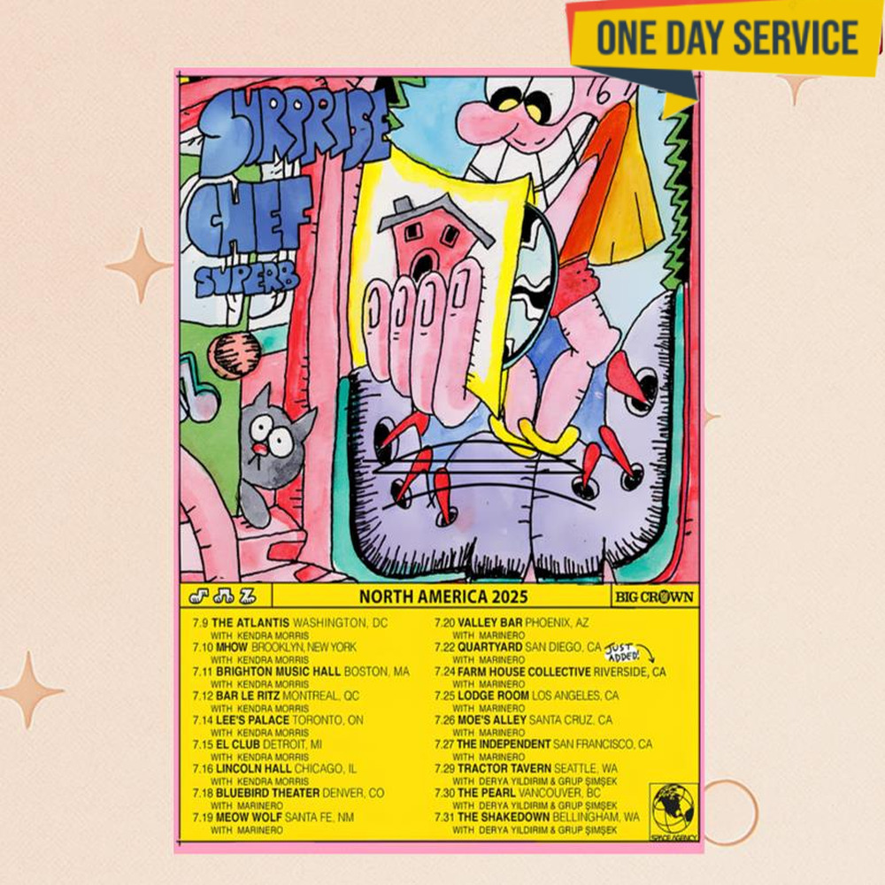 Surprise Chef 2025 North America Tour Poster